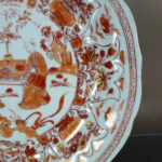Chinese 18th C. Kangxi Plate – milk & blood