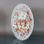 Chinese 18th C. Kangxi Plate – milk & blood