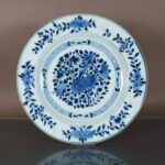 Chinese early 18th C. Plate – Flower & Fruit