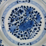 Chinese early 18th C. Plate – Flower & Fruit