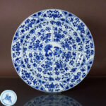 Chinese 18th C. Kangxi Plate – Flowers