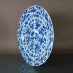 Chinese 18th C. Kangxi Plate – Flowers