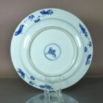 Chinese 18th C. Kangxi Plate – Flowers