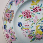 Ø 35CM chinese Yongzheng Plate – Deer and Fruit-Basket